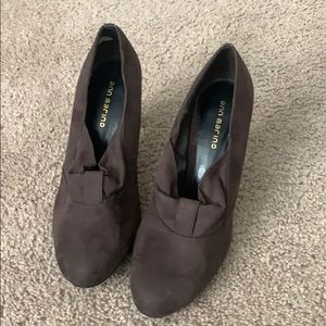 Suede booties